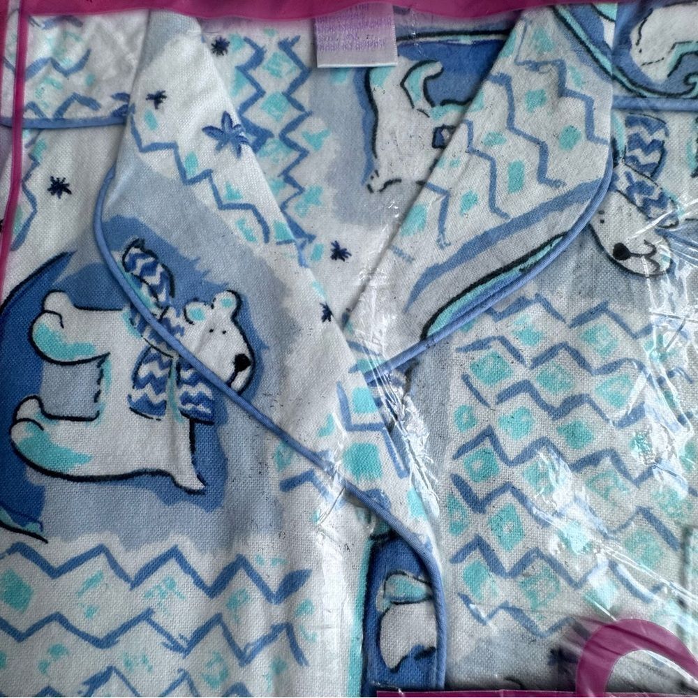 Jolie Pajama Set Top Bottom 100% Cotton Flannel SZ 2X - Picture 3 of 11